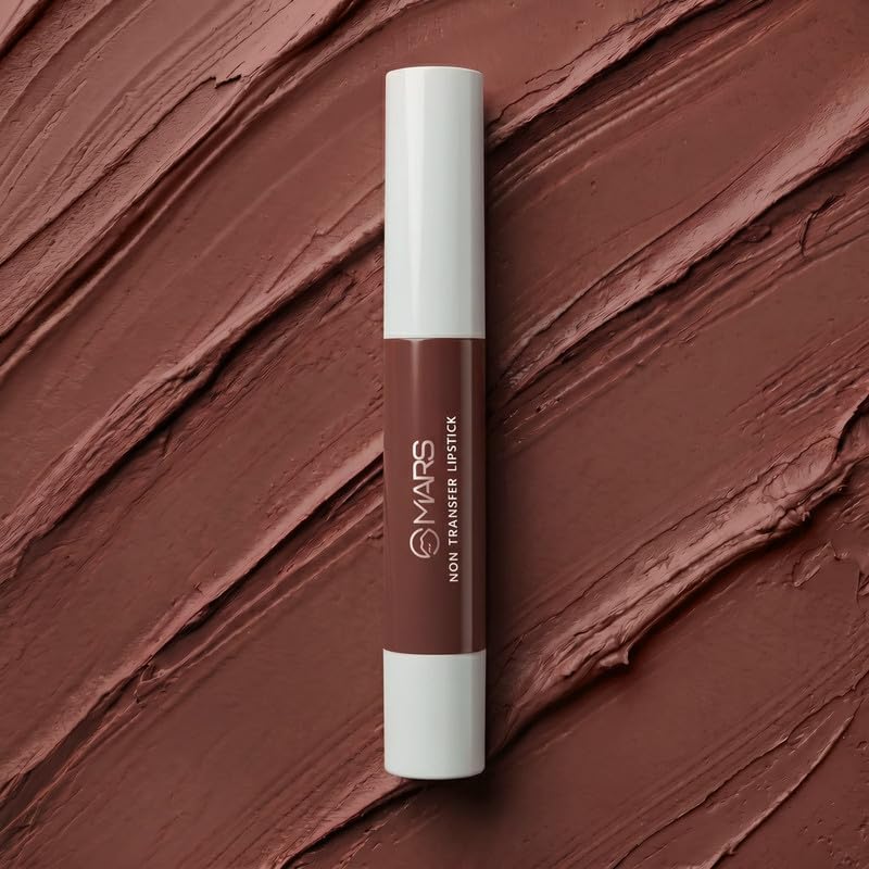 Image of MARS Matte Super Stay Lipstick | Up to 12 Hours Long Lasting | Smudge Proof and Waterproof Lipstick for Women (2.6 gm) (12-SINFUL) (Pack of 2)