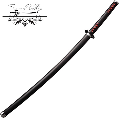 Vista 45 de Sword Valley Espada de la serie Demon de aproximadamente 40.9 pulgadas – Cosplay Prop Anime Slayers Katana Samurai Sword – Textura original