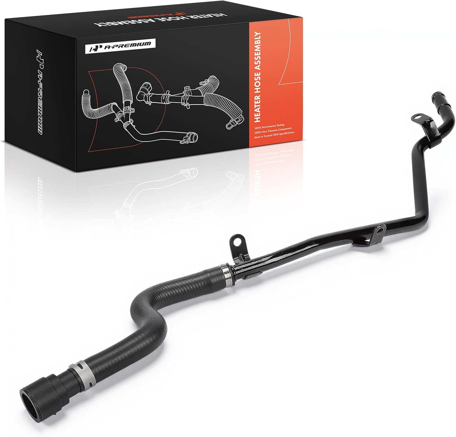 A-Premium Outlet HVACヒーターホースパイプラインアセンブリ クランプ付きシボレーシルバラード2500 HD Cl