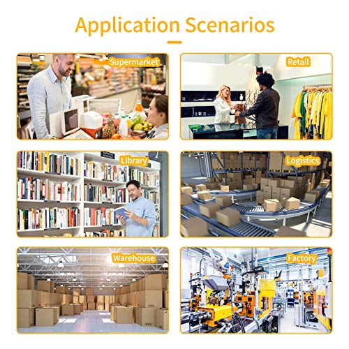 Handheld 1D Barcode Scanner USB Wired Bar Code Reader Manual Trigger/Auto Continuous Scanning Suppor