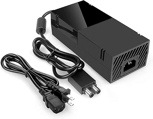YAEYE Power Supply Brick for Xbox One with Power Cord, (Low Noise Version) AC Adapter Power Supply Charge Compatible with Xbox One Console, 100-240V
