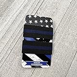 Mourning Bands for Badges - Thin Blue Line Mourning Bands Elastic - Funeral Honor Bands - 2 Pack