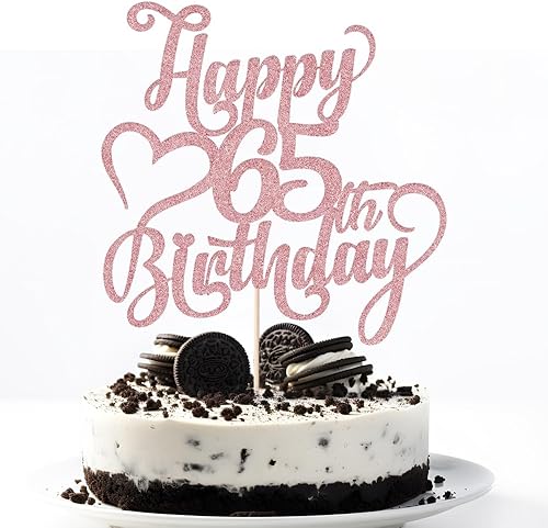 Miniatura 216 de Decoración para tarta de cumpleaños número 15 con purpurina dorada – 15 aniversario/cumpleaños – Hello 15, Cheers to 15 años, 15 & Fabulous Cake