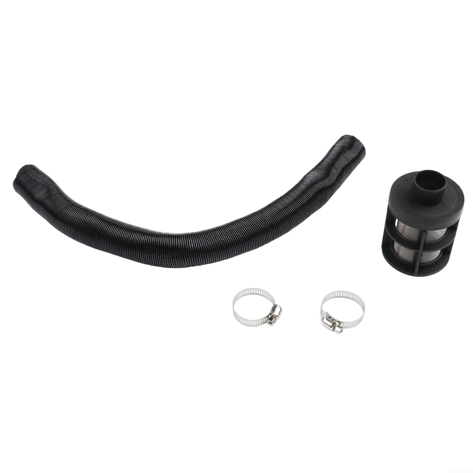 25Mm Air Intake Filter And Duct Pipe Kit With 2 Clips For Diesel Heater, 60Cm Flexible Ducting, Compatible With 25Mm Intake Ports (A)