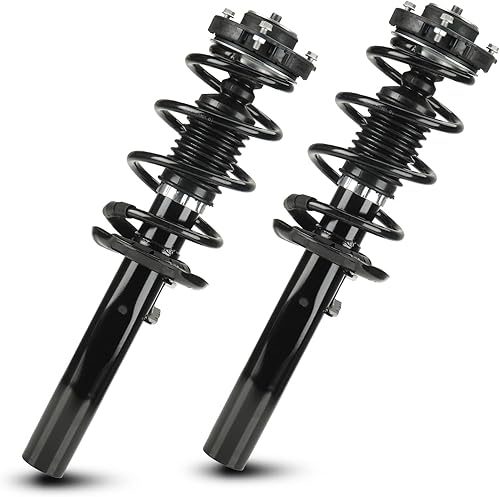 Conjunto completo de amortiguadores de puntal delantero con resorte helicoidal 171525 compatible con Volkswagen para Golfpara Jetta City 2007-2009,