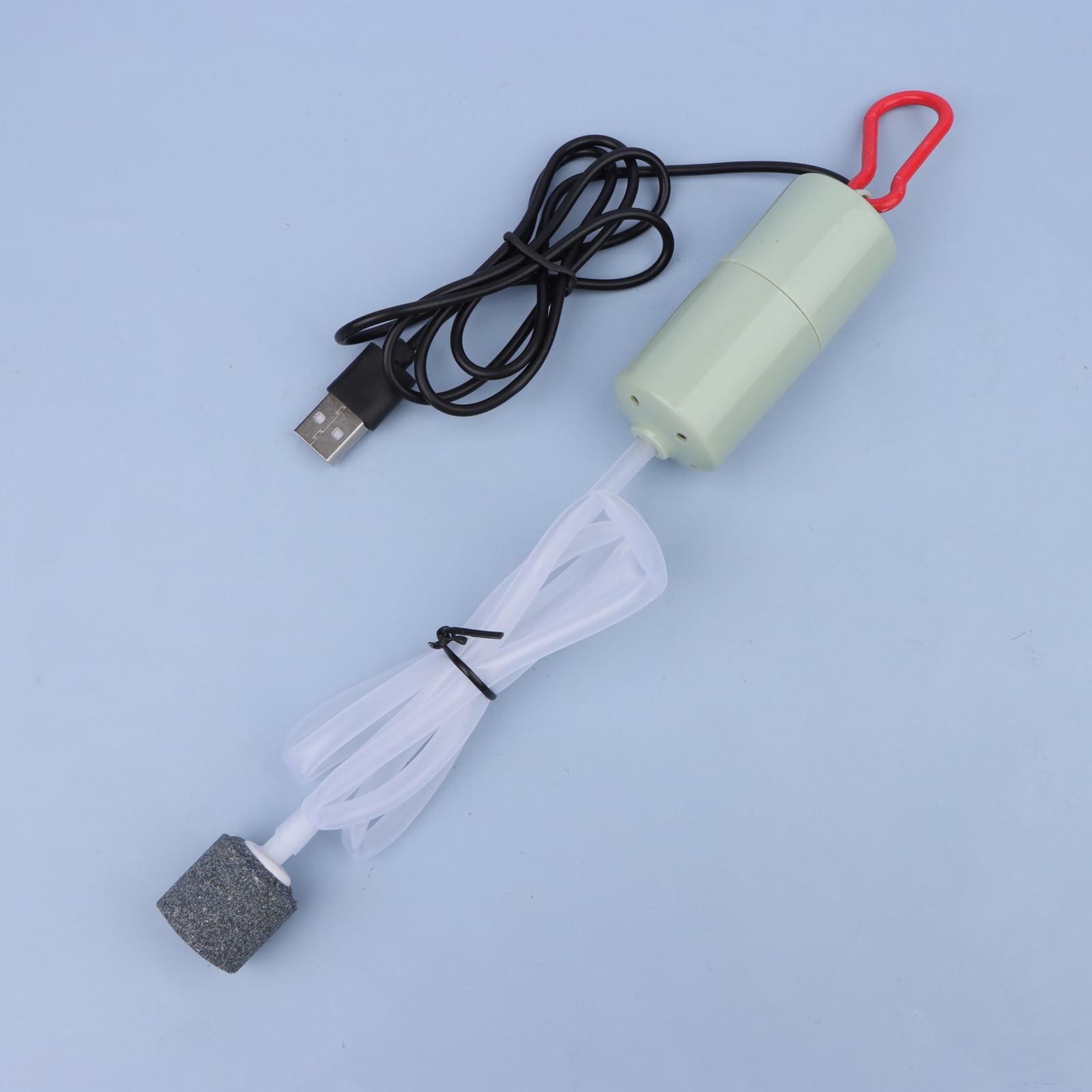 Pompa Aria Acquario 1.3W Con Pietra Porosa - Silenziosa Per Pesci, Kit Completo Con Valvola Di Ritenuta - Foto 13