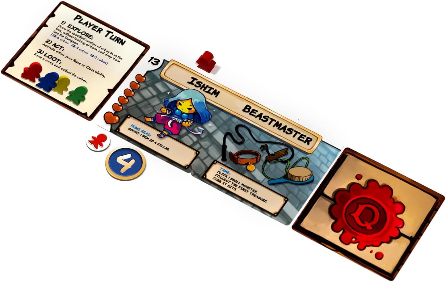 Dungeon Drop by Phase Shift Games – Award-Winning Drop-Style Fantasy Board Game | 1-4 Players | Ages 8+ | Fast-Paced 3D Dungeon Crawler | 15-20 Min Playtime | Family & Adult Game Night Favorite