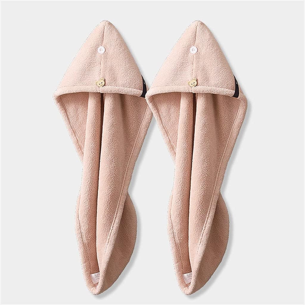 Hair Drying Cap Super Absorbent and Quick-Drying Baotou Towel and Thickening Female Cute Shower