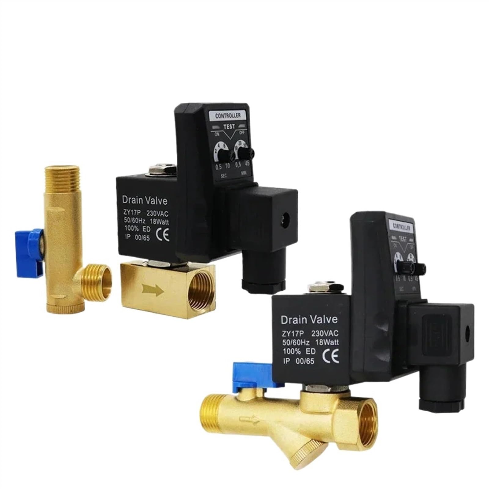 1/2 elektroniczny zawór spustowy, filtr sprężarki powietrza, zbiornik do przechowywania suchego powietrza, chłodnica odpływowa, suchy, elektromechaniczny zawór magnetyczny 24 V/220 V (automatyczny