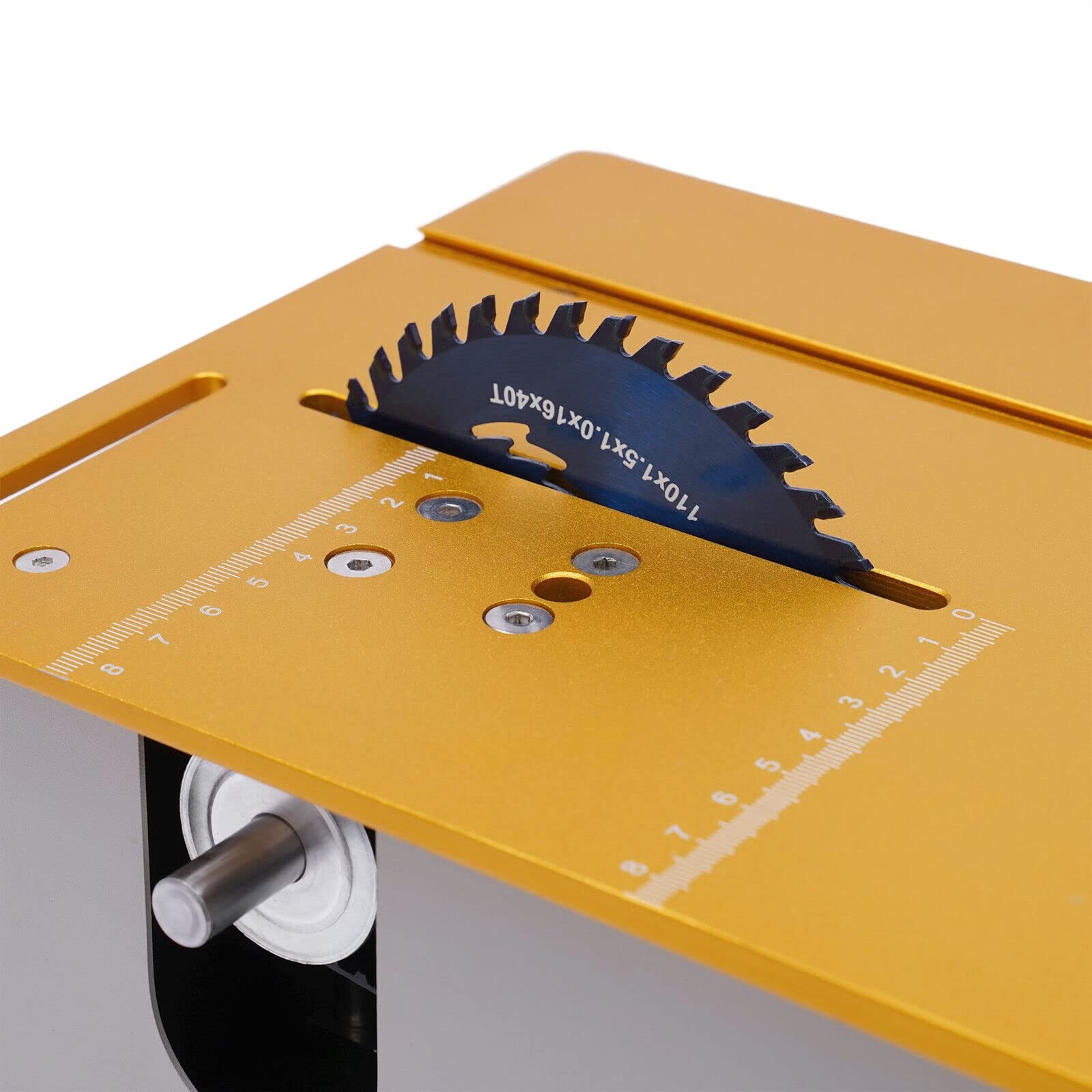 96W 24V Mini Multifunctionele Tafelzaag Elektrische Desktopzaag Met 7 Snelheidsinstellingen 63mm Mes Houtbewerkingsbank