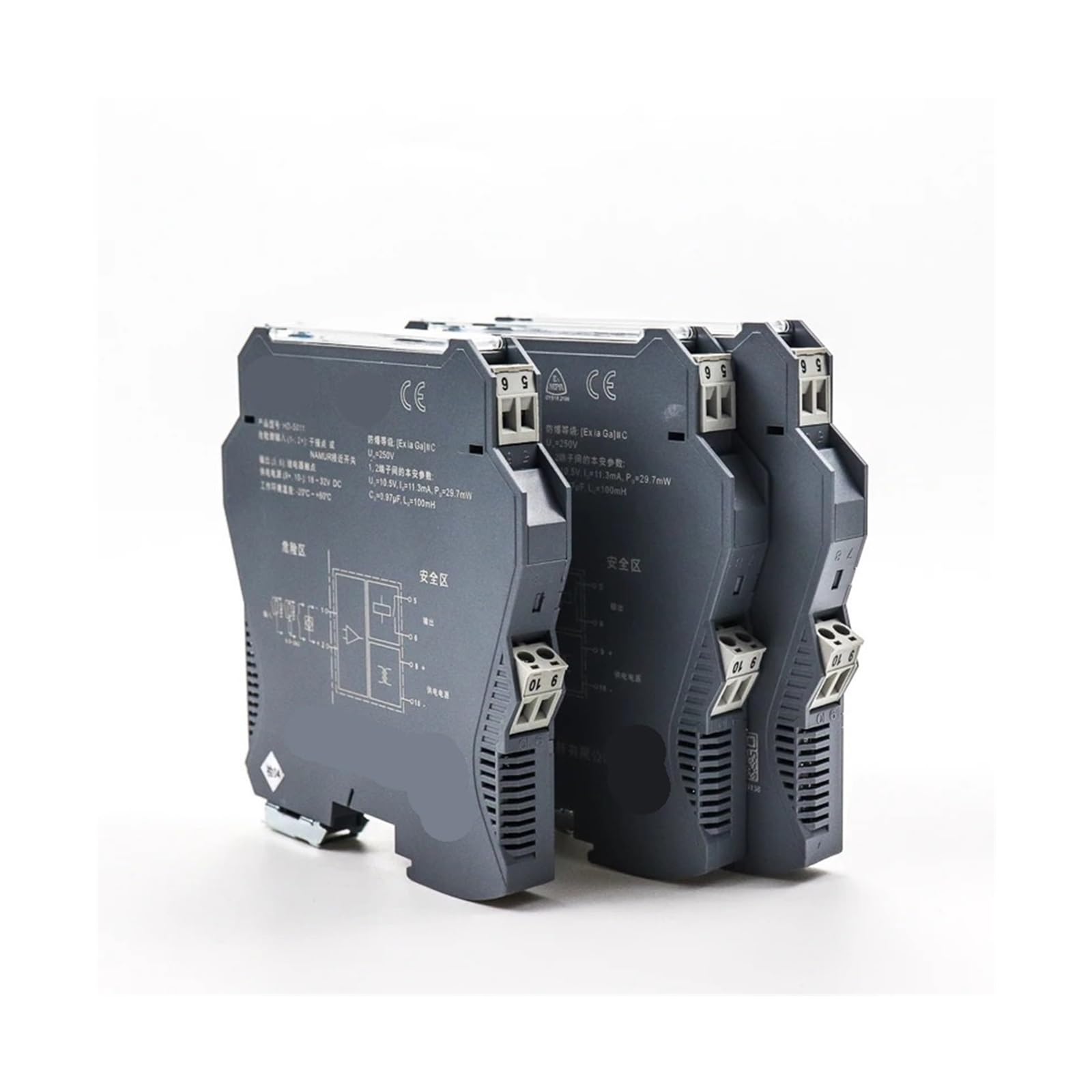 KSZHZYMGX 1pcs 4-Channel Signal Collector 0-20mA 0-10V DC Analog Signal Isolator(RS485 1 in 1 out)