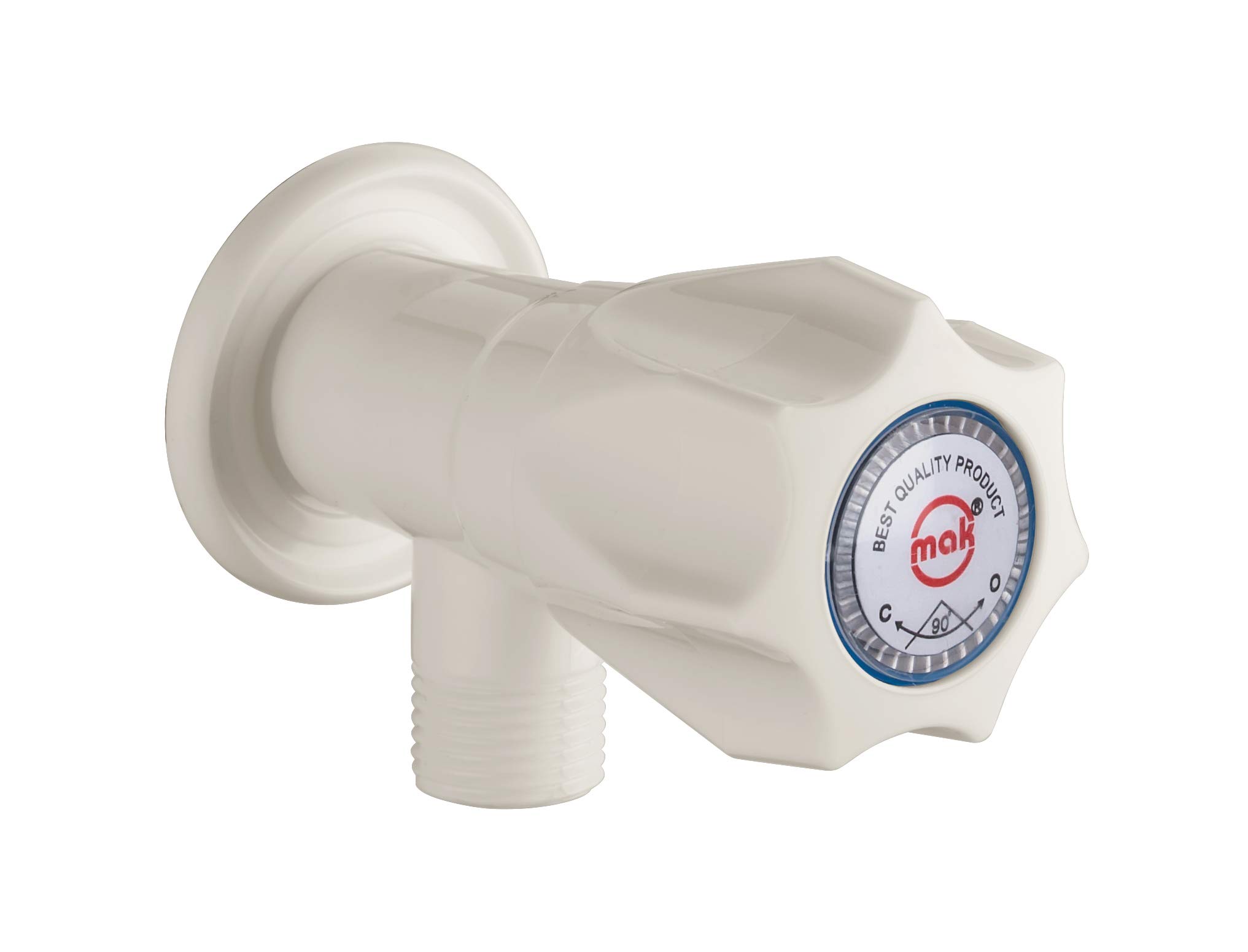 Axtry Mak Pack of 3 Heavy Duty ABS Plastic Angle Valve/Stop Cock/Tap Angle Valve/Angular Stop Cock with Wall Flange (Ivory) (B08KW9R1P2) Amazon Price History, Amazon Price Tracker