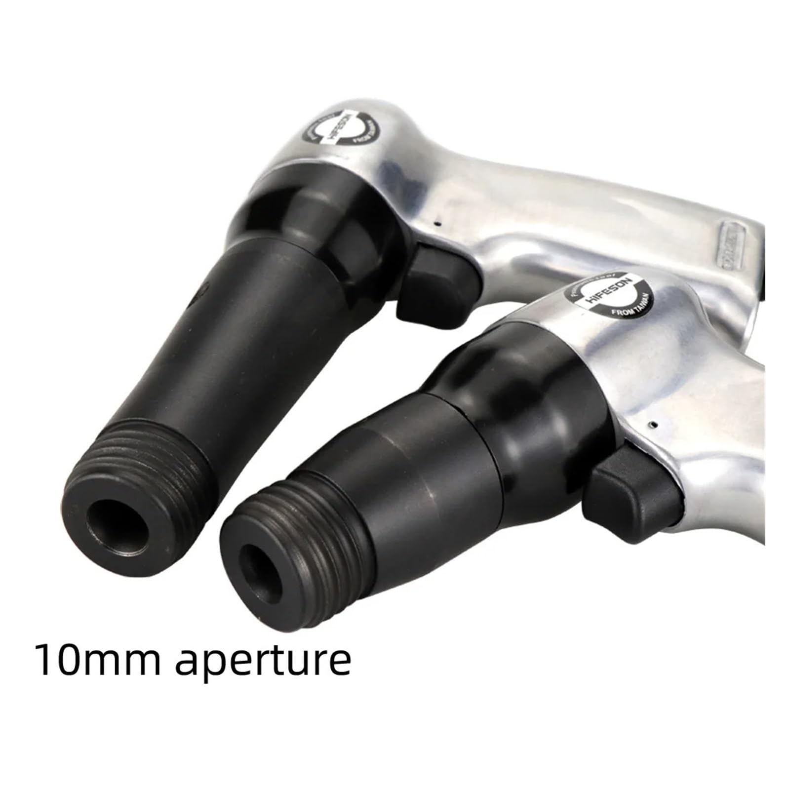Pistola sparachiodi, Pneumatic Rivet Gun Air Hammer Metal Handle Nailing Machine Fixed Semi-Hollow Heads Professional Tool(250s n 5 hollow rods)