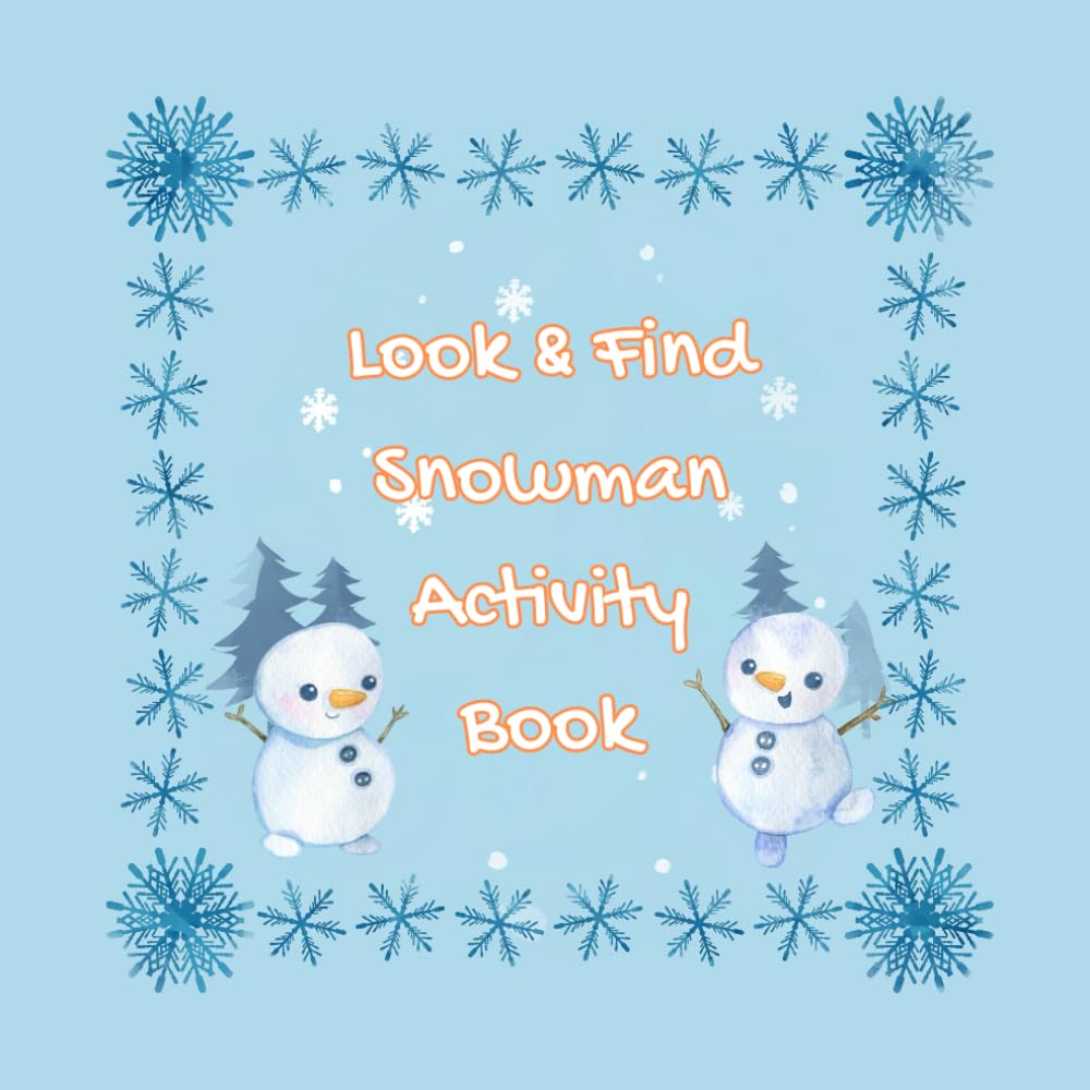 Look & Find Snowman Activity Book