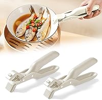 Vista 8 de Pinza antideslizante de silicona con aislamiento térmico, pinza multifunción anti-quemaduras para tazón, pinza para plato caliente, gancho