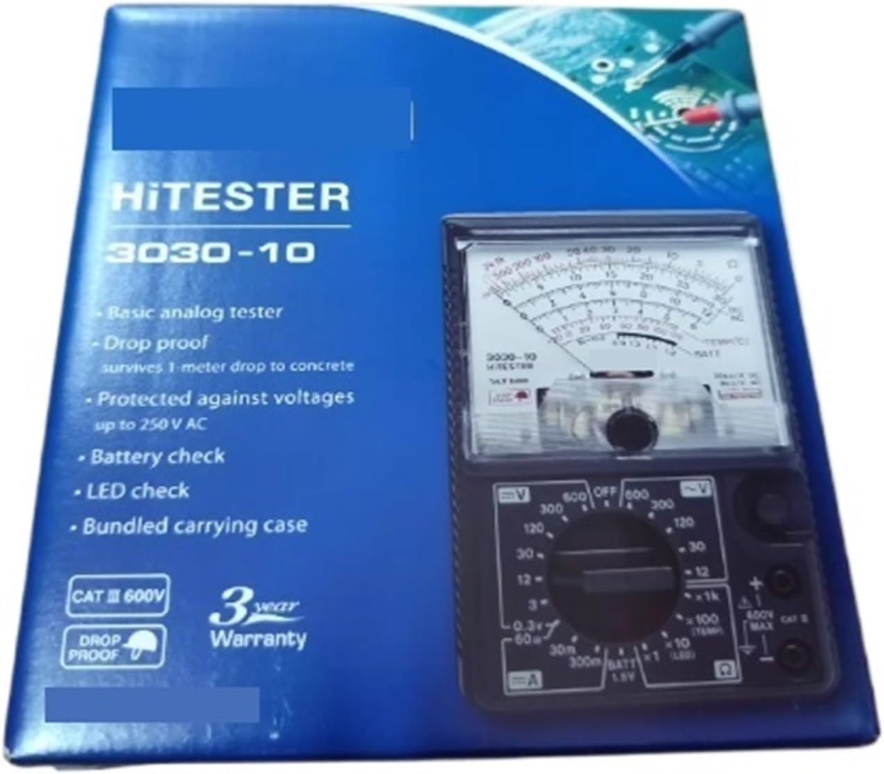 3030-10 アナログマルチメータ、機械式マルチメータ