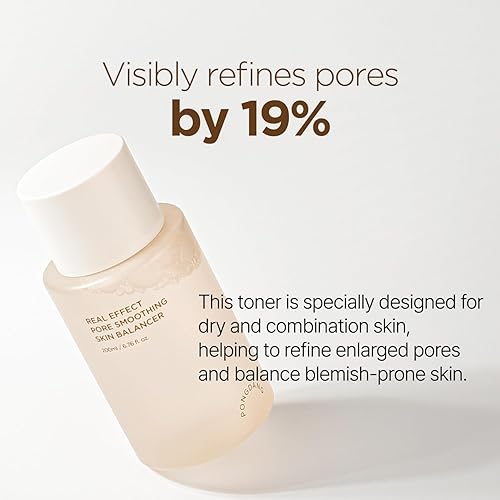 Miniatura 3 de PONGDANG Equilibrador de piel suavizante de poros de efecto real, 6.76 onzas líquidas, tónico que refina los poros para una piel de aspecto más