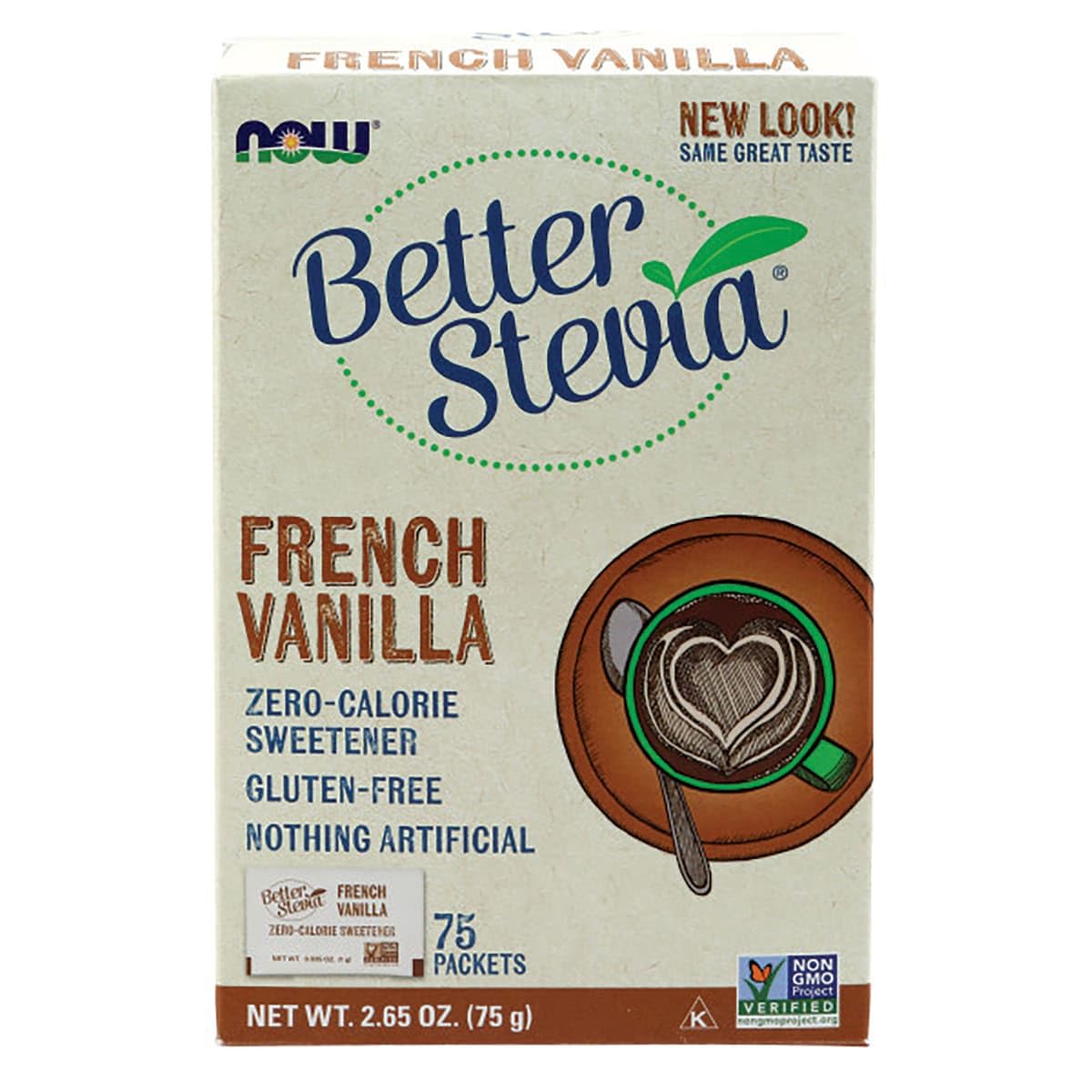 Foods Better Stevia French Vanilla - 75 Packets (Pack of 1)