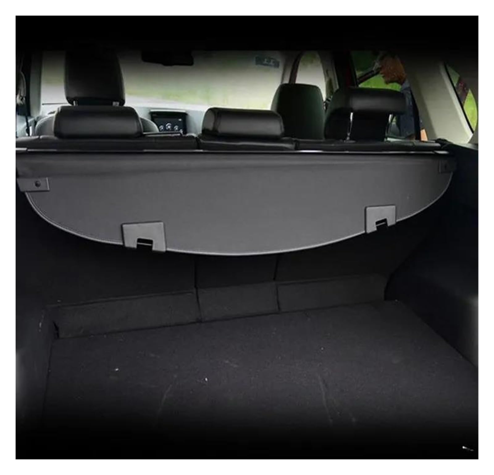 Cache-bagages pour Mazda CX-5 (2018-2023) - Couverture de coffre arrière noir