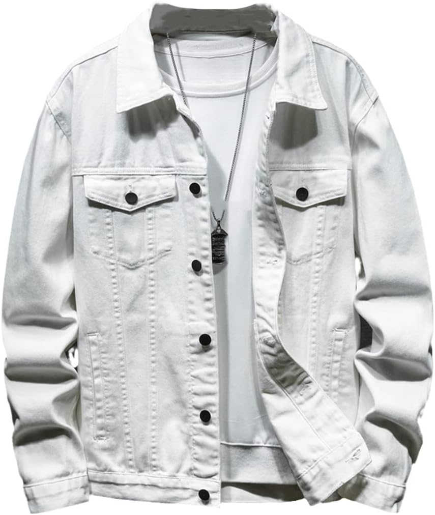 Denim Jacket Jacket Men's Tall Clothes