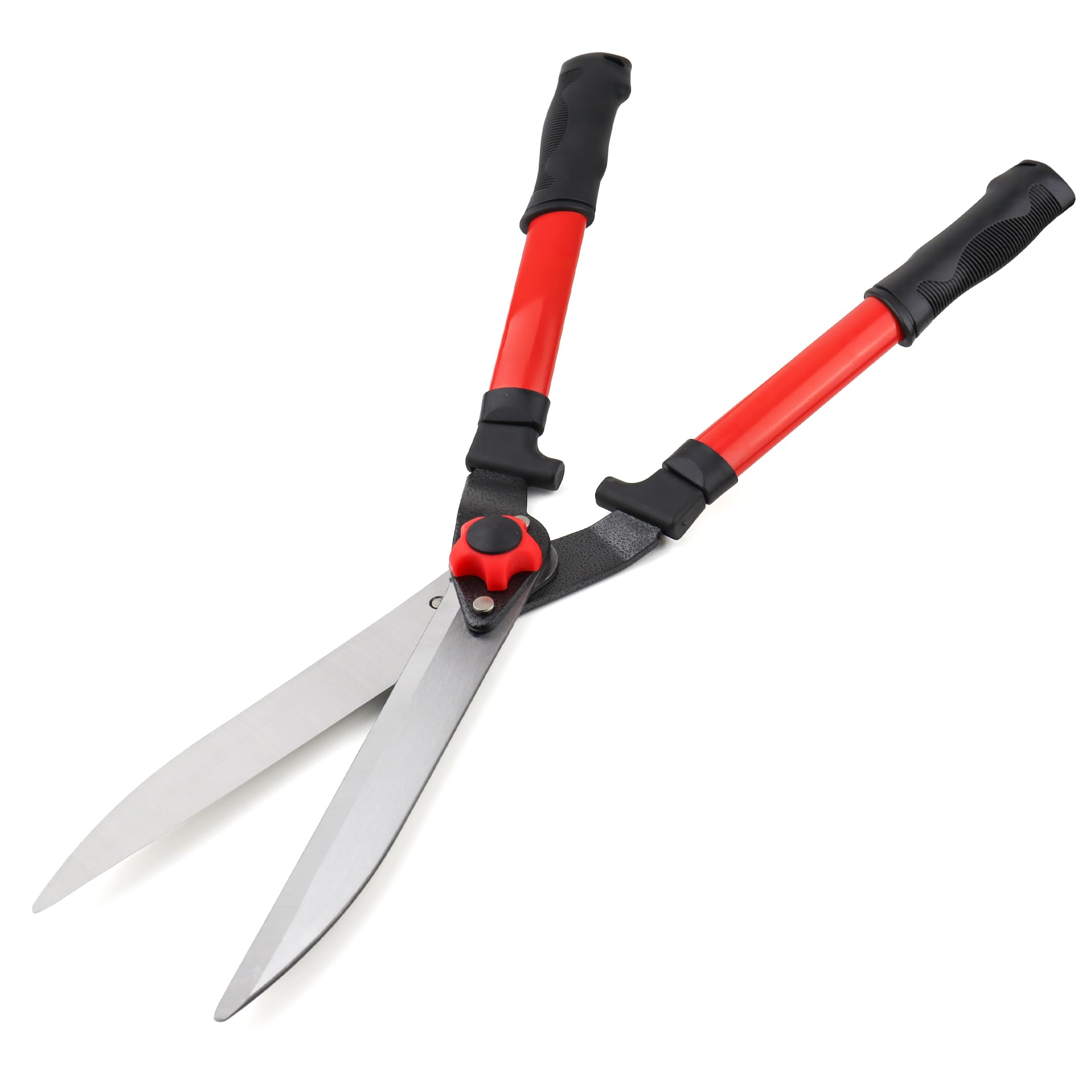 23" Hedge Shears - Garden Clippers with Sharp Carbon Steel Blades, Anti-Rust Coating & Soft Grip Handles – Adjustable Tension, Garden Shears for Hedges, Shrubs & Bushes