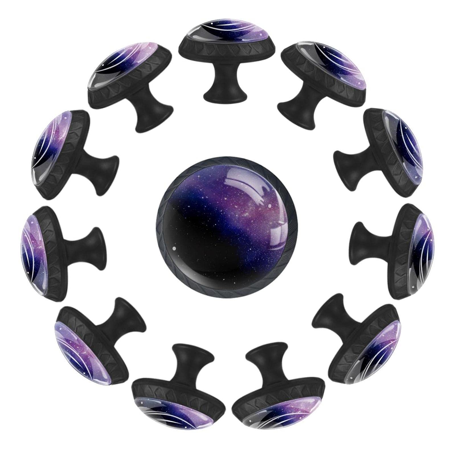 Bouton de tiroir 35 mm nébuleuse lot de 12 poignées ergonomiques pour meuble