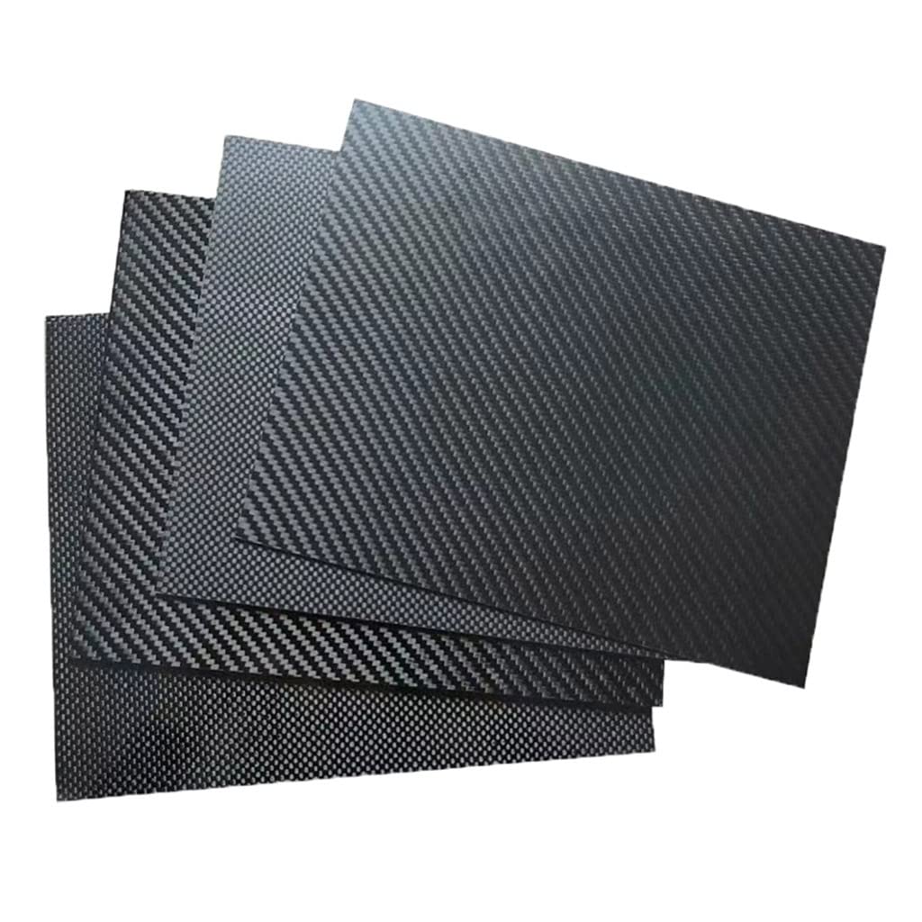 1PCS Carbon Fiber Sheet Thick 0.25-6MM size125X75Mm Plain/Twill Matte Glossy Carbon Plate Panel Sheets High Composite Hardness Material(Plain Matte,5.0mm)