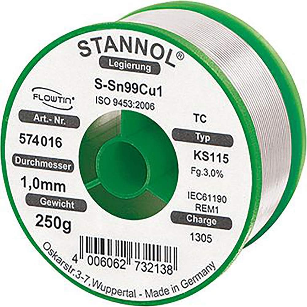 Stannol HS10-Fair Lötzinn – Sn99,3Cu0,7 ROM1, 10 Produktbild-Vorschau 3