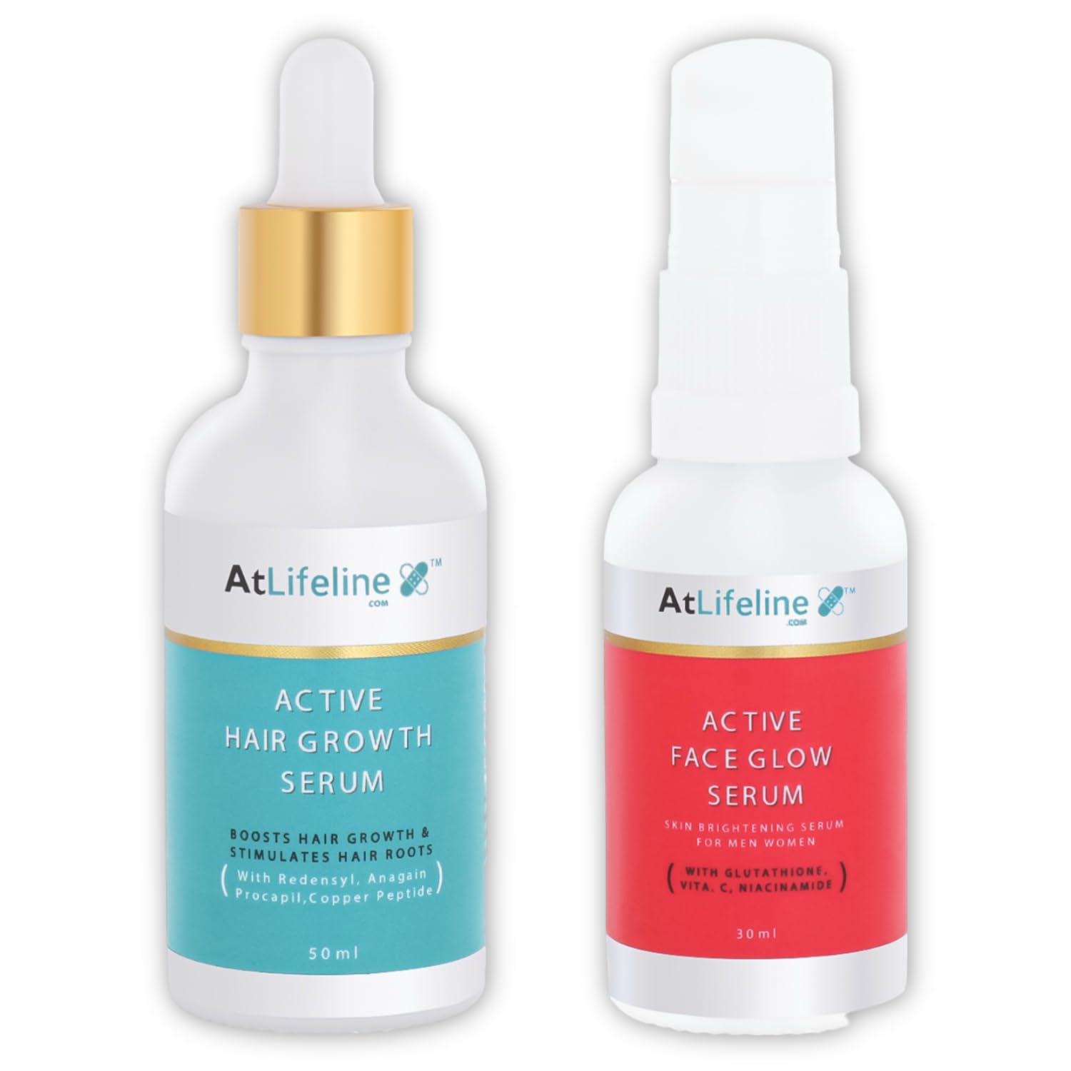 AtLifeline Combo of Hair Serum and Face Serum 50ml + 30ml For Men & Women-picture-14