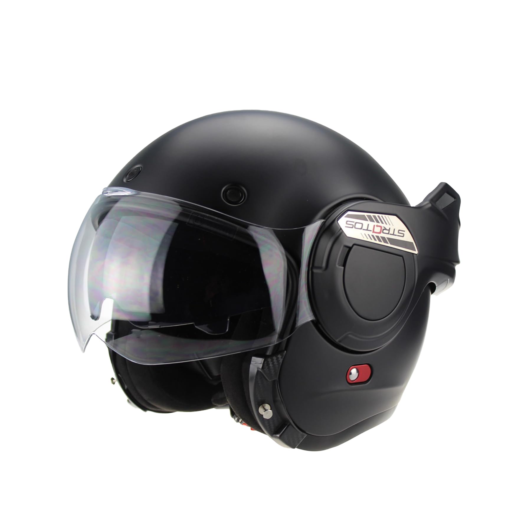 VPR F242 P/J Reverse Flip-Up Motorcycle Helmets - Double Visor Modular Jet Crash Helmet for Racing Sports Touring - Road Legal 22.06 Approved Adult Motorbike Helmets for Men Women