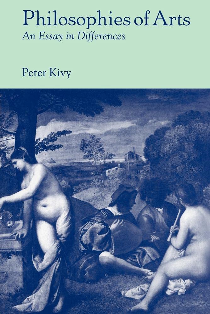 Philosophies of Arts by Peter Kivy - 9780521598293