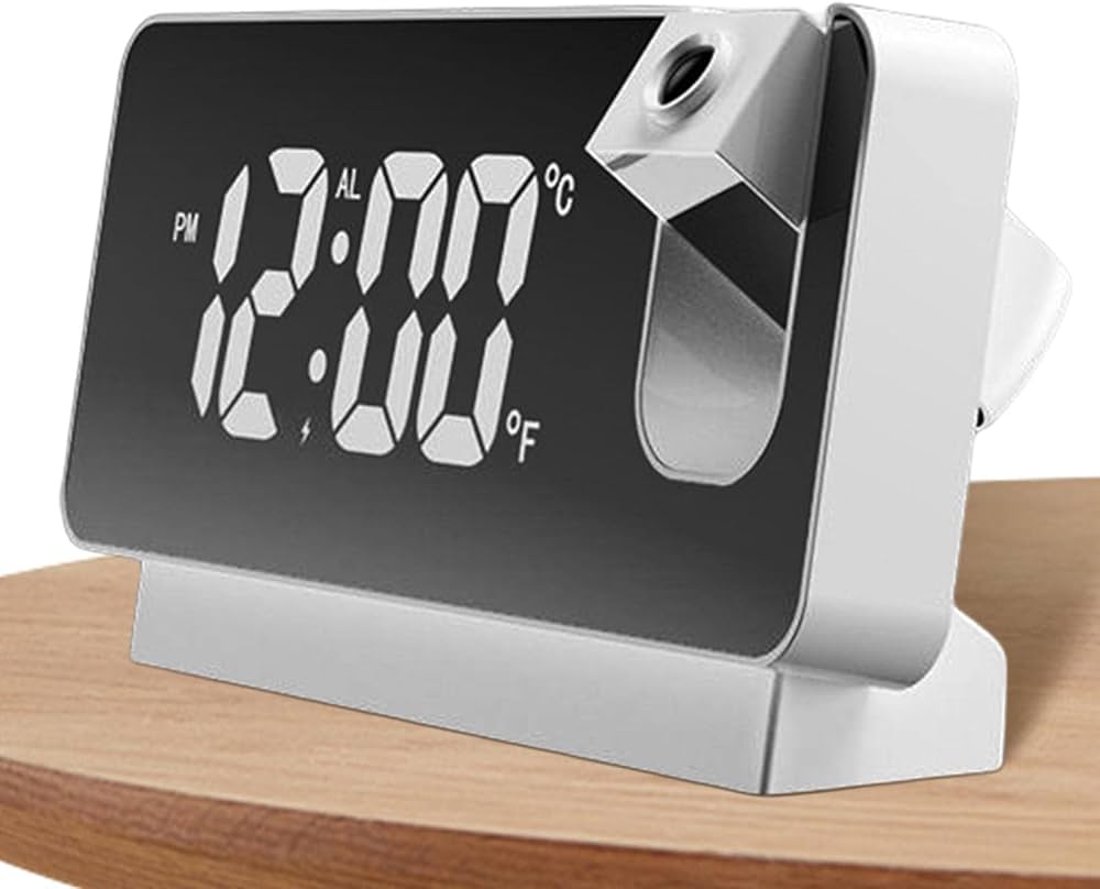 Amazon.co.jp: 時計天井投影 - 寝室用の180°プロジェクター付き