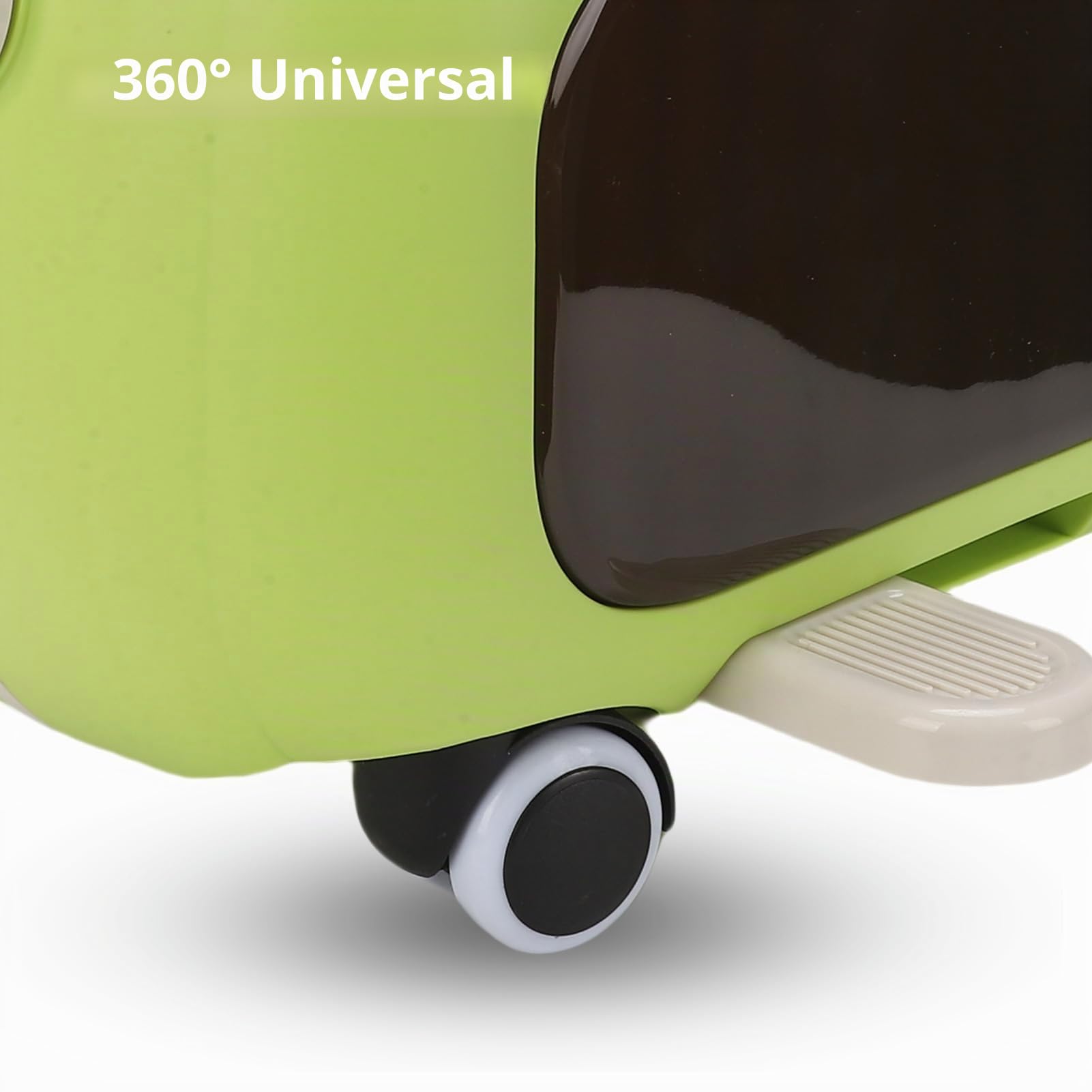 Kinder Fahren mit Gepäck, Fahrt auf Koffer für Kinder mit Rädern, Leichtes Kleinkind Fahrbares Kleines Koffer REIT Gepäck für Reise Kinder (Green)