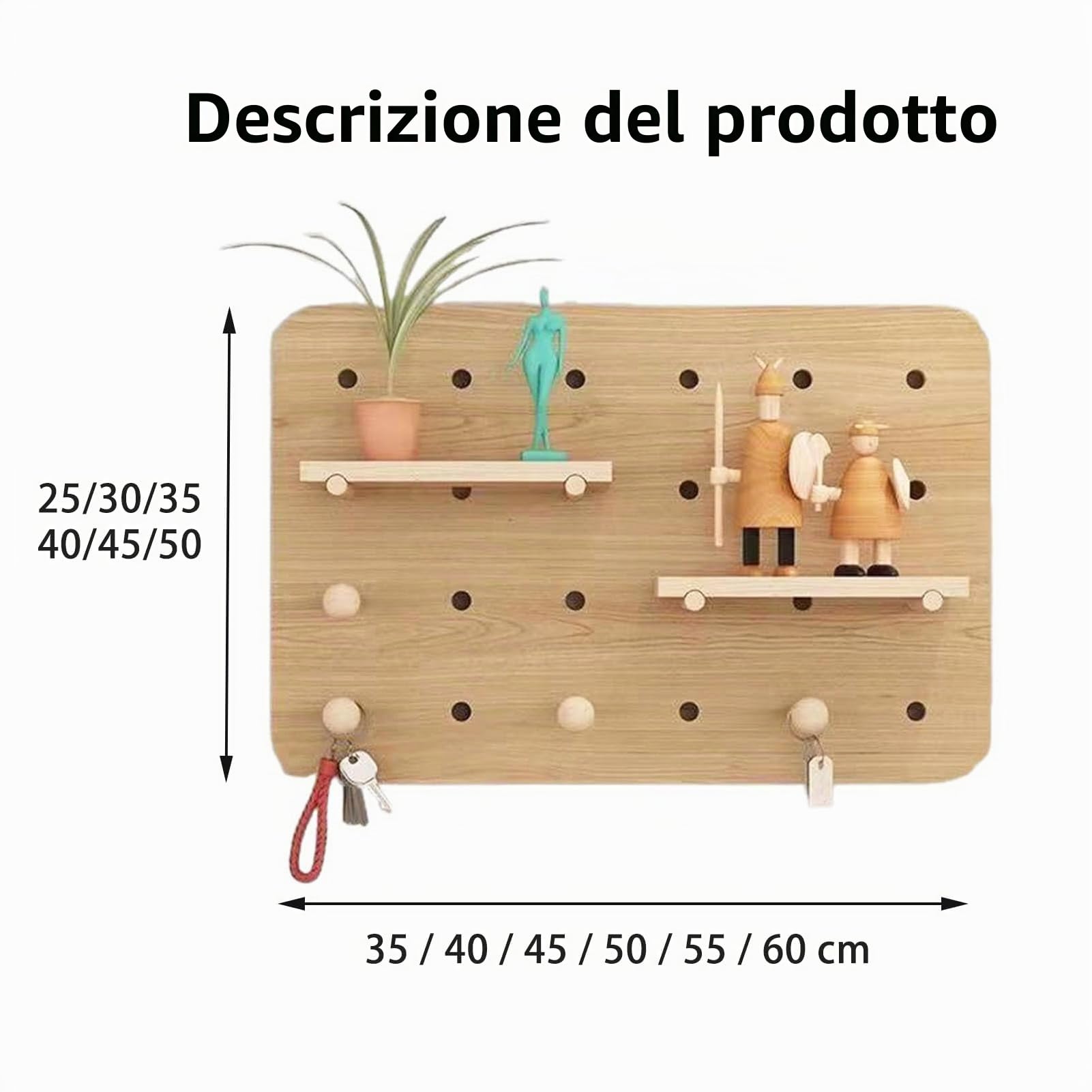 GAOXIAO Coperchio Decorativo Pannello per Quadro Elettrico, Copri for Quadro Elettrico Copertura for Contatore di Luce Scatola di Distribuzione Contatore Flip Nascondi Wood 35 x 25cm