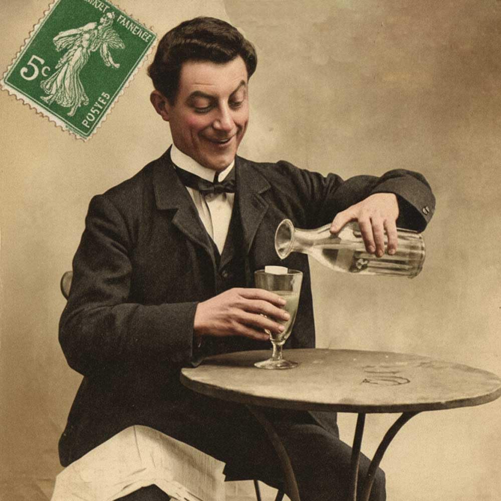 Absinth Heritage Verte | Mit Goldmedaille prämiert | Premium Qualität mit Weinalkohol destilliert | Original Rezeptur | 68% (1x 0,5 l)