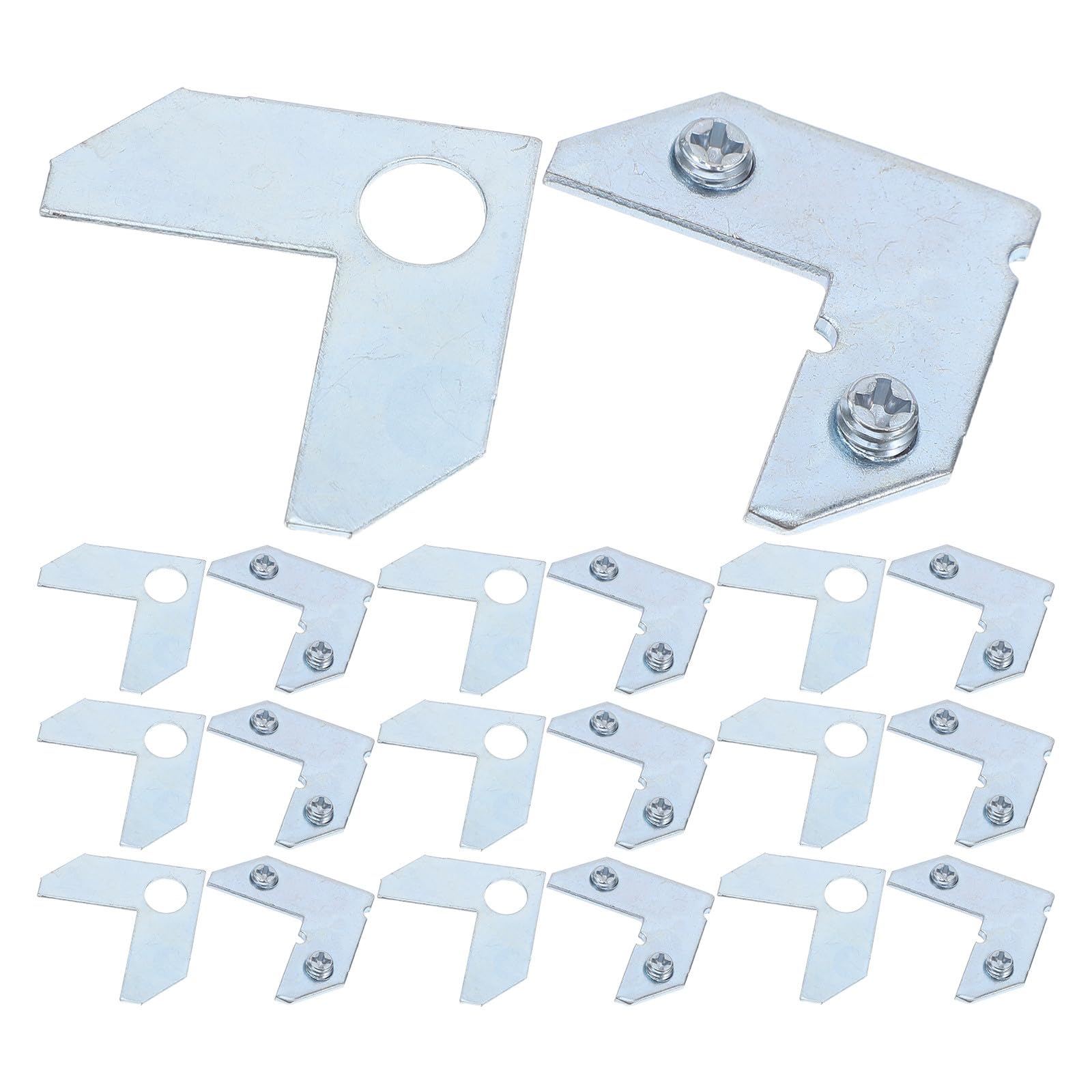 Plaques d'angle en alliage d'aluminium KOMBIUDA avec support renforcé de précision
