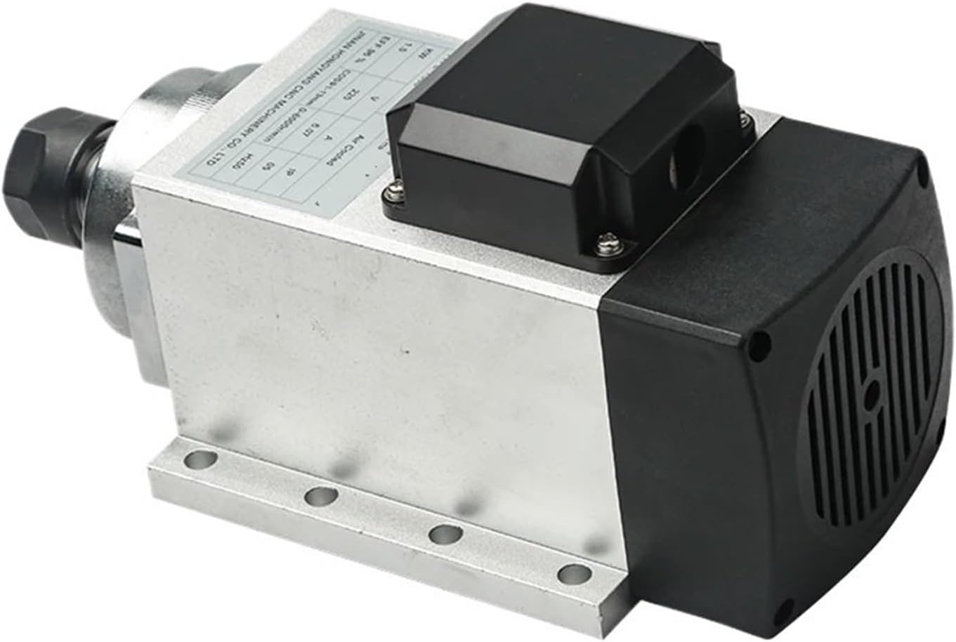 Constant Power Method LAN Air Cooled 1.5KW 6000rpm Permanent Magnet Motor Computerized Numerical Control Milling Machine Drilling Metal Milling(1.5KW Inverter)