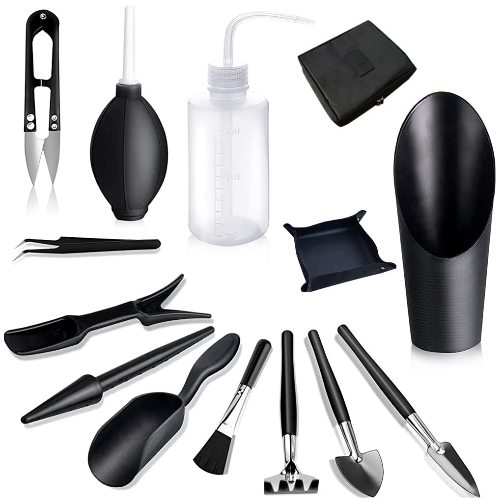 HASTHIP® 14pcs Gardening Tools Kit with Storage Bag & Mat, Plant Tools Kit for Home Gardening Agricultural Tools for Small Plants, Transplanting, Seedling, Succulent Planting (B09ZF3VLP8) Amazon Price History, Amazon Price Tracker