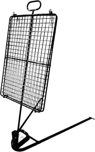 Miniatura 2 de Premium Kit parrilla de hierro argentino asado brasero parrilla + parrilla argentina pesadaparrilla estaca asado asador + herramientas de fuego.