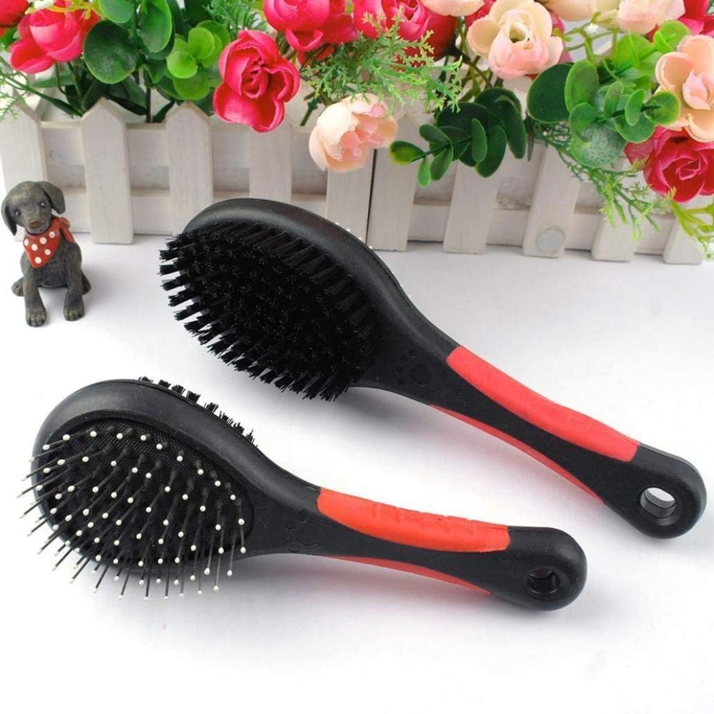 Pups&Pets Double-Sided Comb Long Short Hair Dog Cat Comb Puppy Fur Shedding Grooming Brush Tool Medium - 1 Pcs Pack (B09RGC5LJ6) Amazon Price History, Amazon Price Tracker