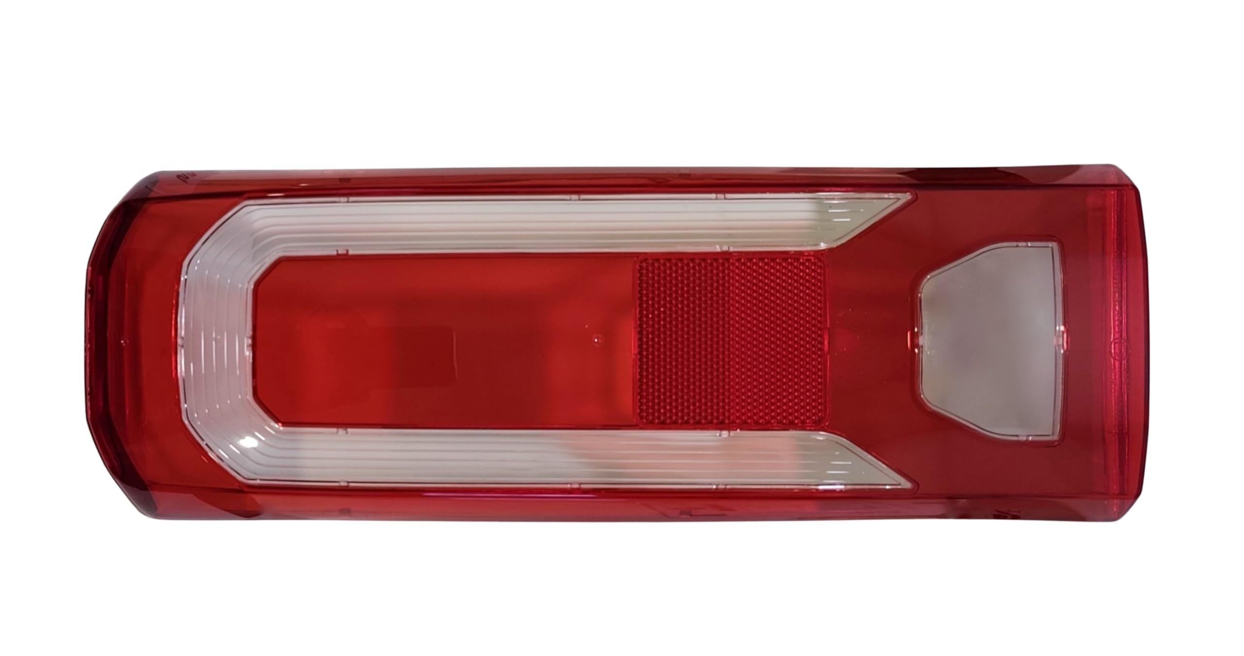 2 x Rücklichtglas Rückleuchtenglas Lichtscheibe Glas Rückleuchten Heckleuchten für Mercedes Actros MP5 LKW Anhänger E-MARK Rot Weiß