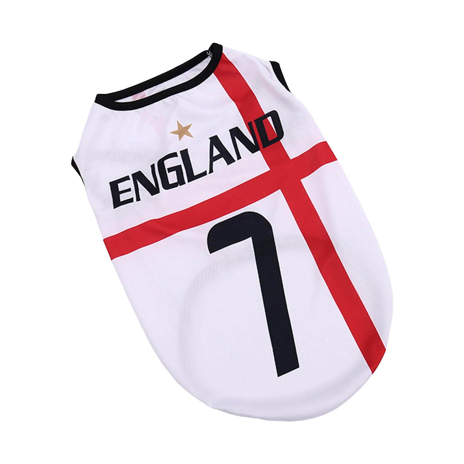 Personalised Dog T Shirt football match 2026 Pet Apparel, Breathable Pullover Design, printed with Country Flag Name Number, S-5XL for Small Medium Dogs, Ideal Pets Gifts