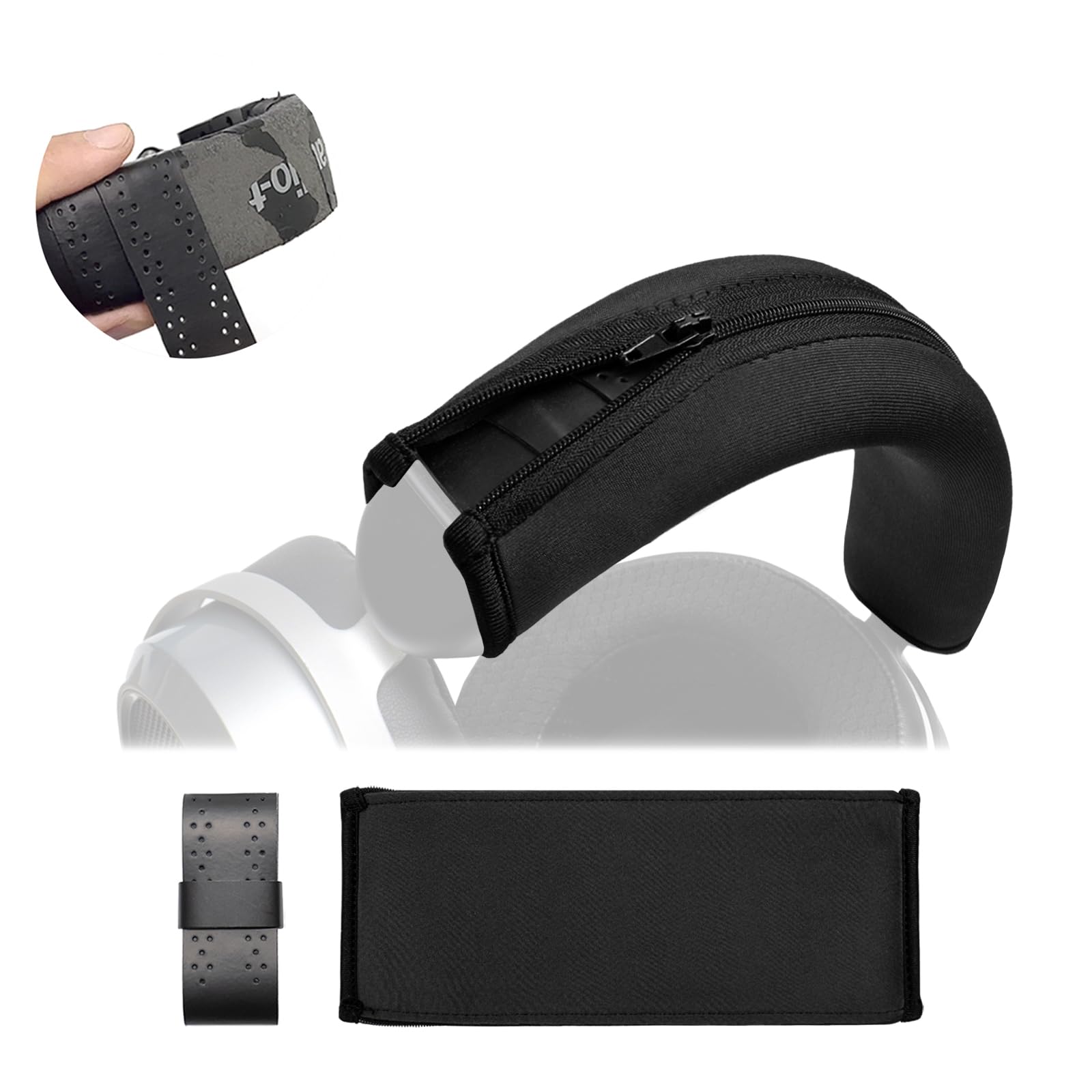 Voarmaks Headband Cover,Dual-Layer Neoprene Headband Cushion Compatible with Hifiman HE400SE,HE400i Ver.2020,Edition XS,DEVA Pro,HE-R9,HE-R10,HE560
