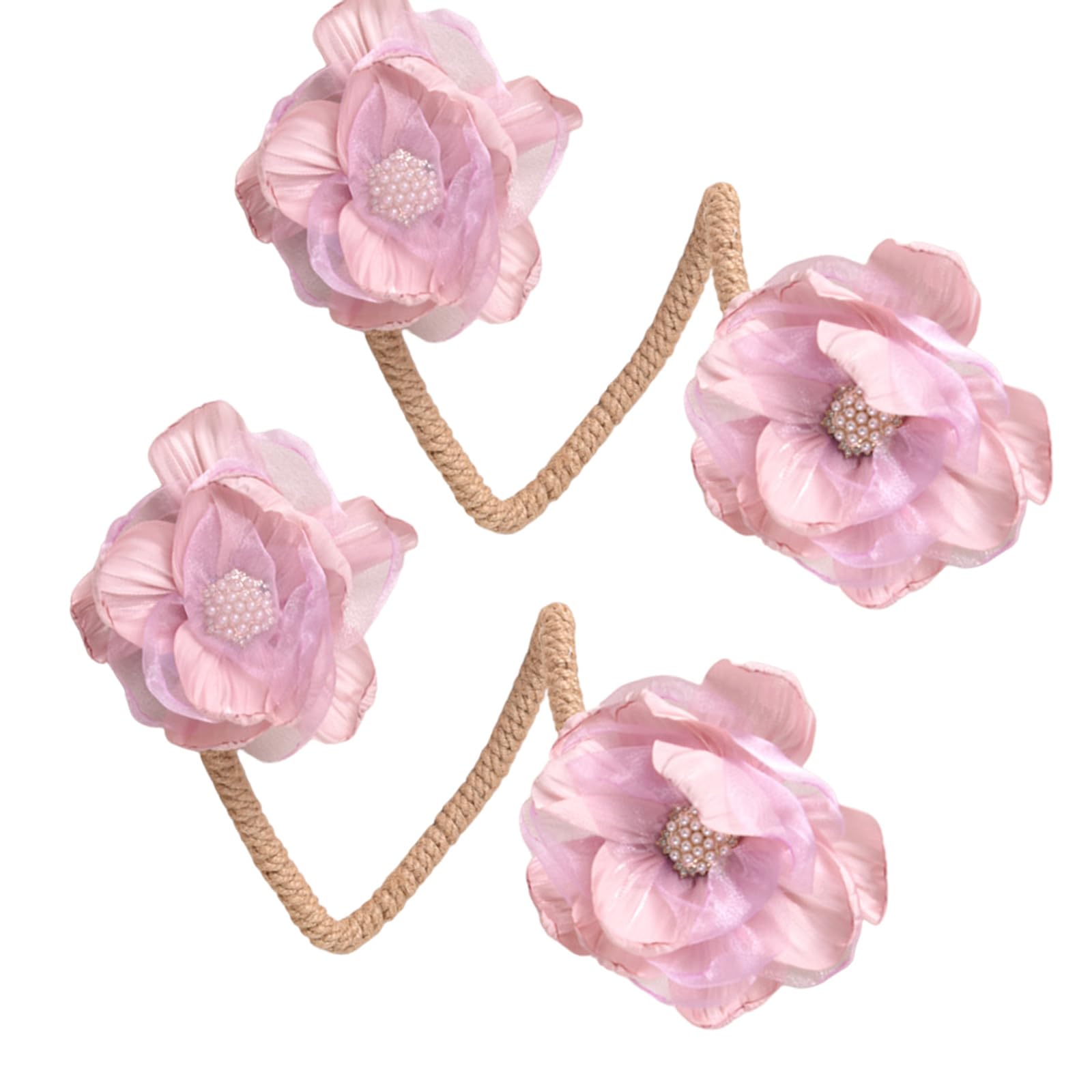 Mekalero Of Elegant Bendable Drapery Ties Simple Setups Sturdy Materials Ideal for Home Use Flexible Curtain Tie Backs