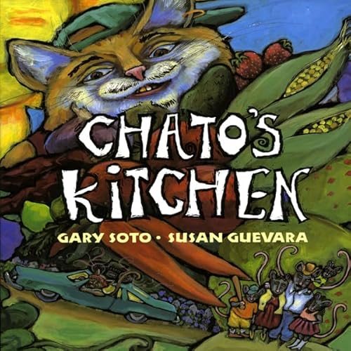 Chato's Kitchen Audiolivro Por Gary Soto, Susan Guevara capa