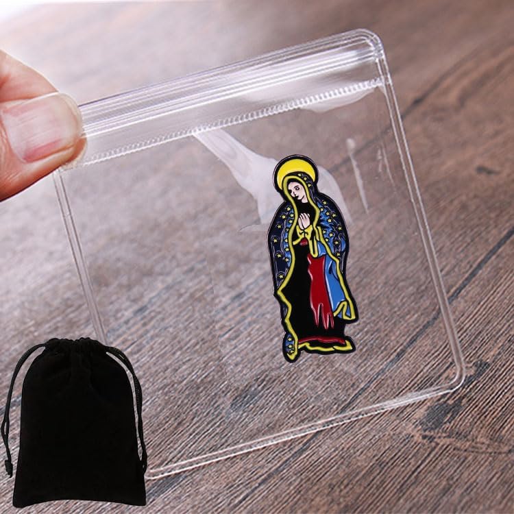 Enamel Pins Virgin Mary Lapel Pins for Badge Jacket Accessories Catholic Gift - Image 5