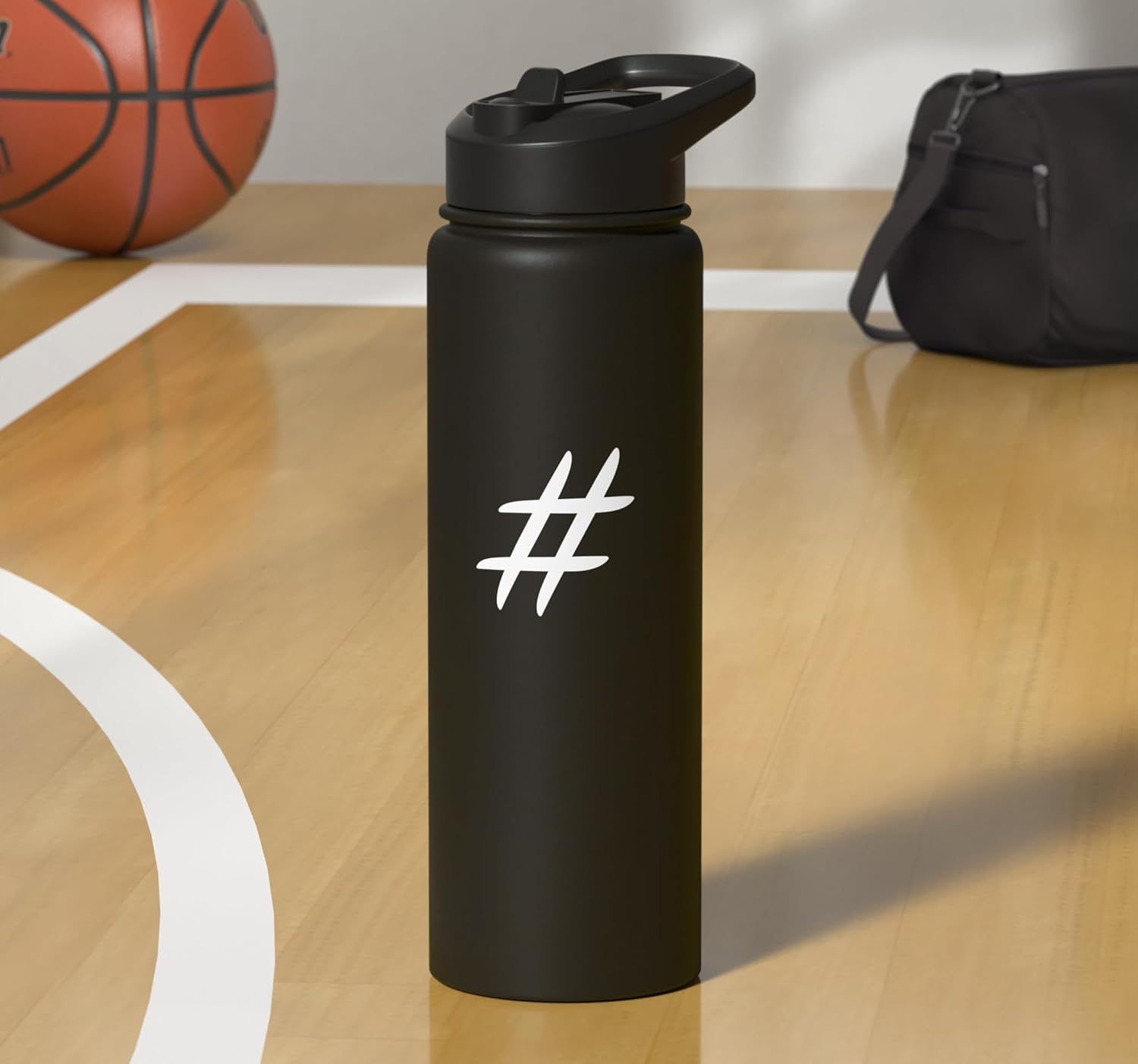 Hashtag me Stainless Steel Insulated Water Bottle