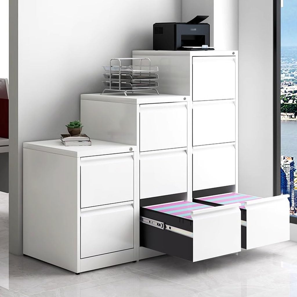 Armadietto in ferro con cassetti a gancio rapido per l'organizzazione dell'ufficio e l'archiviazione di file organizer e scatola per carte per cartelle e forniture