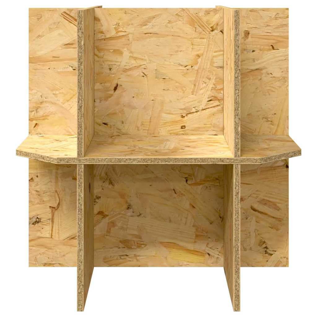 vidaXL Terrarienbasis Braun 50 x 50 x 50 cm OSB, Rustikale, stabile Terrarienbox, Perfekter Lebensraum, Stauraum für Reptilien, tierfreundliche Basis für Schlangen und Echsen