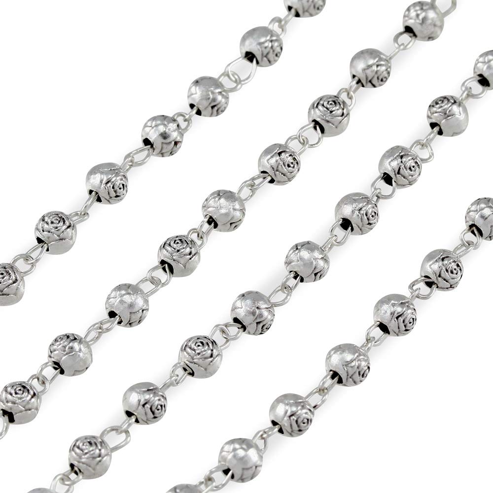 Rosaries con Metallo scatole Regalo Medjugorje Blue